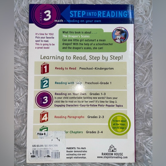 The Dragon's Scales By Math Reader Step-Into-Reading, Step 3 - Picture 5 of 6